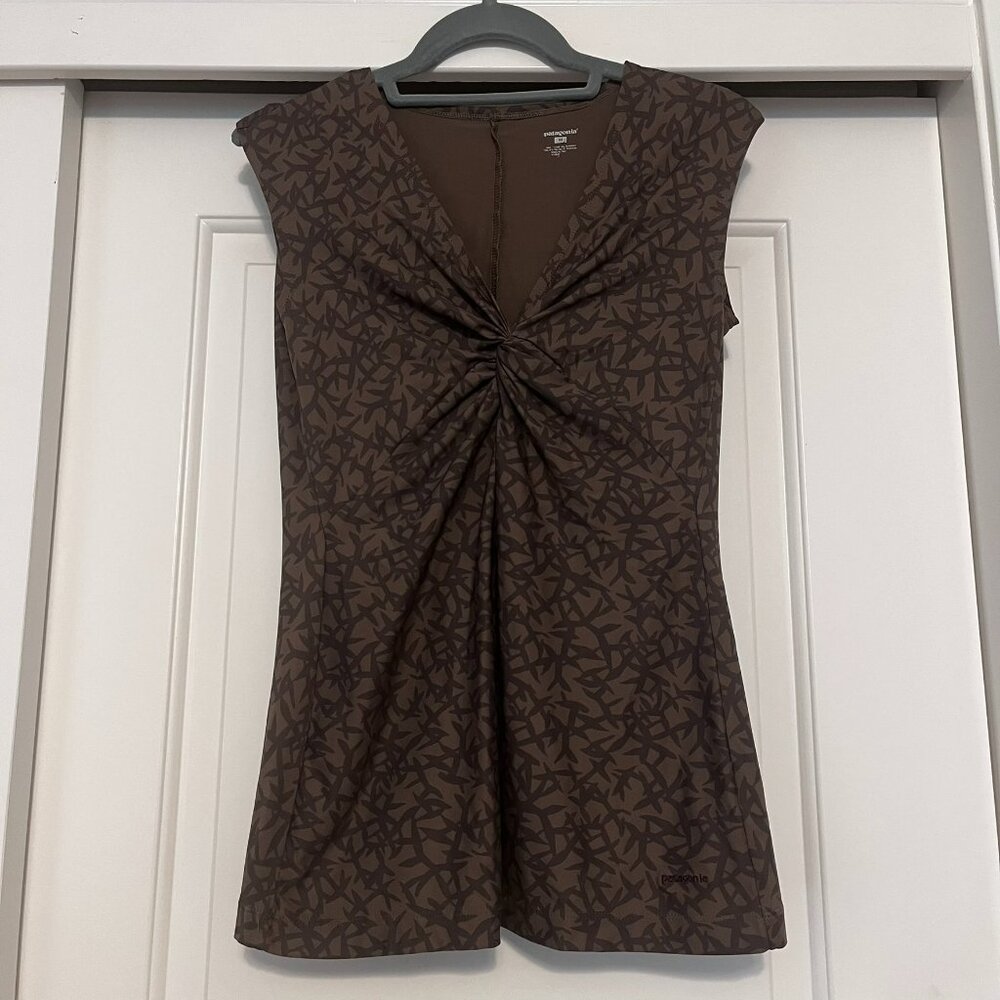 PATAGONIA Women's Brown Bandha Twist Front Top Size M